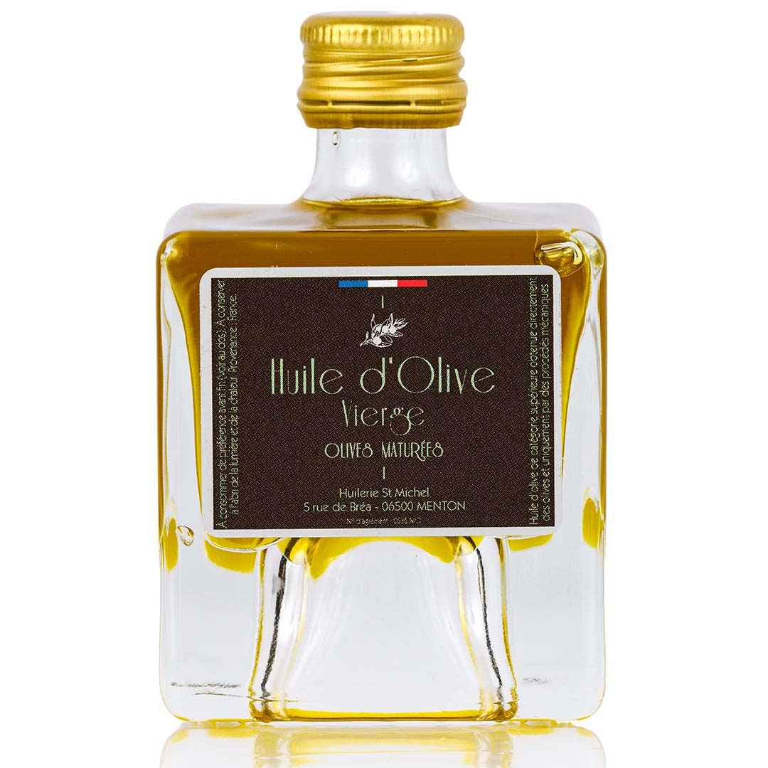 Huile d'olive vierge 100% France olives noires maturées