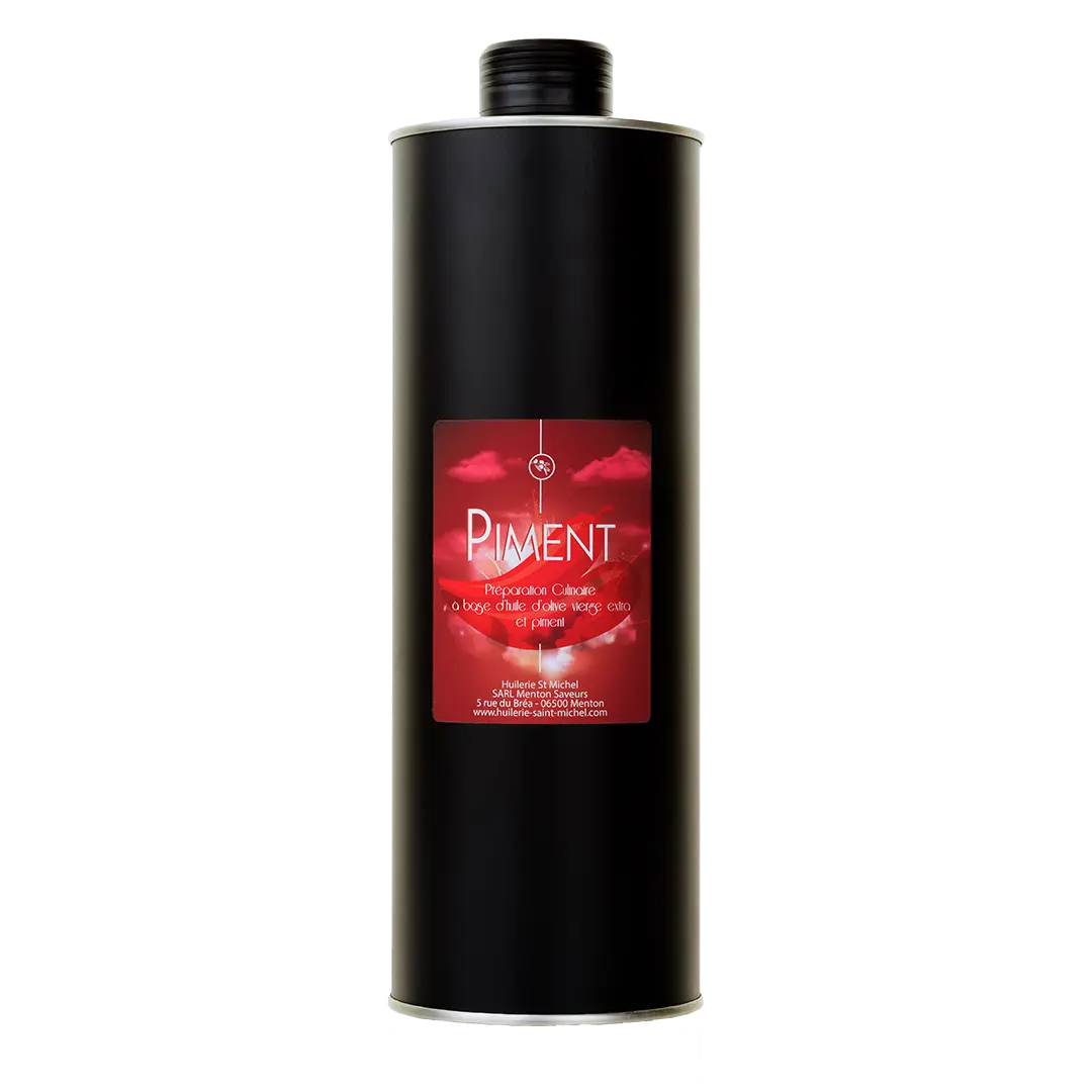 Huile d'olive au piment Huilerie Saint Michel