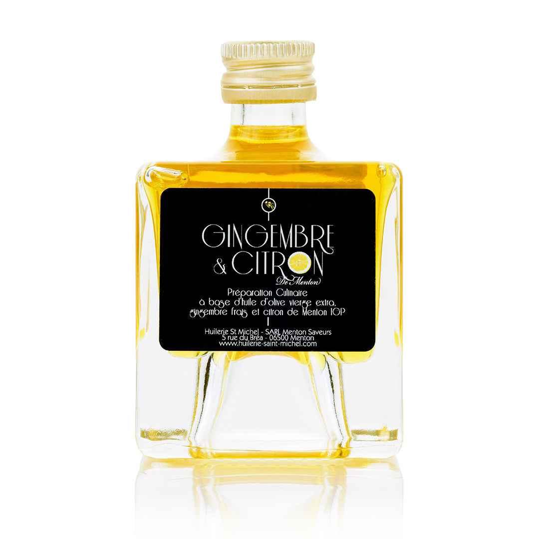 Huile d'olive au Citron de Menton IGP et Gingembre (Chef Mauro Colagreco)
