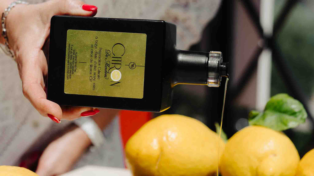 Zoom sur l'huile d'olive au citron de Menton : Une Rencontre entre Tradition et Excellence