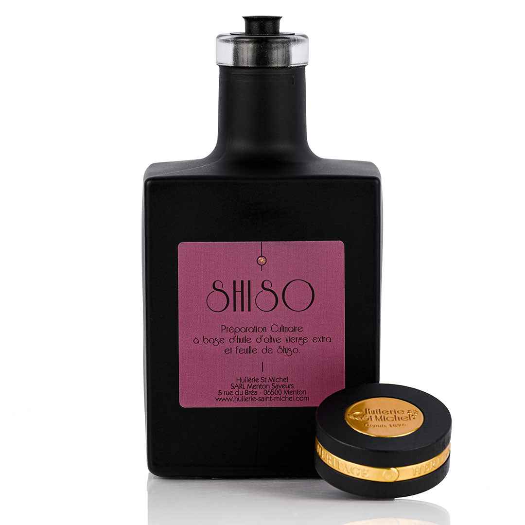 Huile d'olive au shiso (Chef Mauro Colagreco)