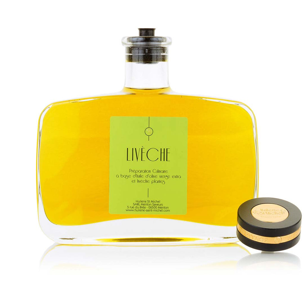 Olio d'oliva al levistico (Chef Gaël e Mickaël Tourteaux)
