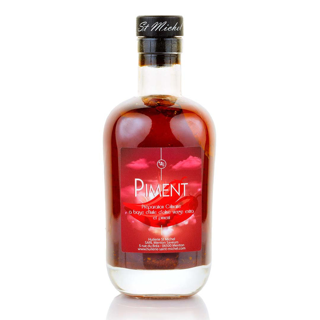 Olio d'oliva al peperoncino
