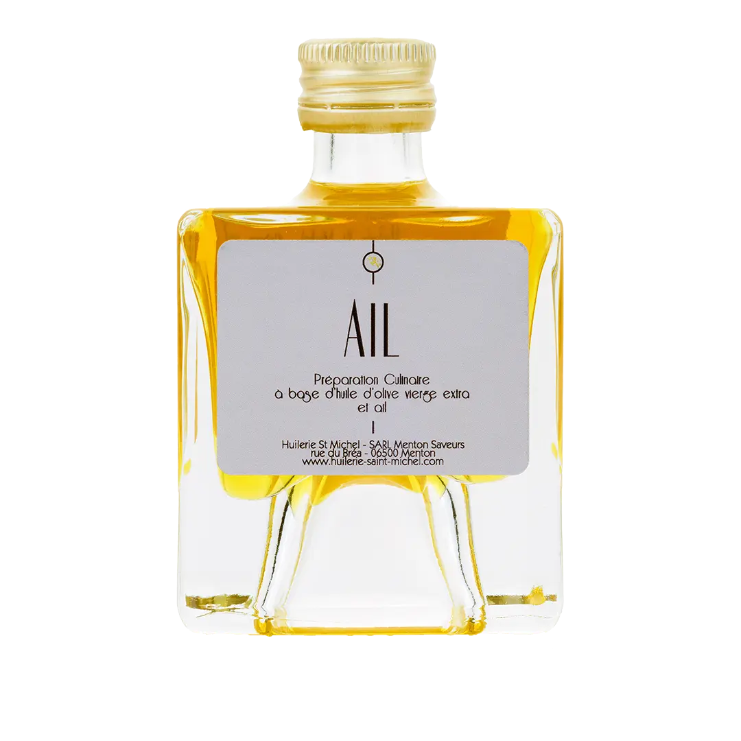 Huile d'olive à l'Ail  Huilerie Saint Michel