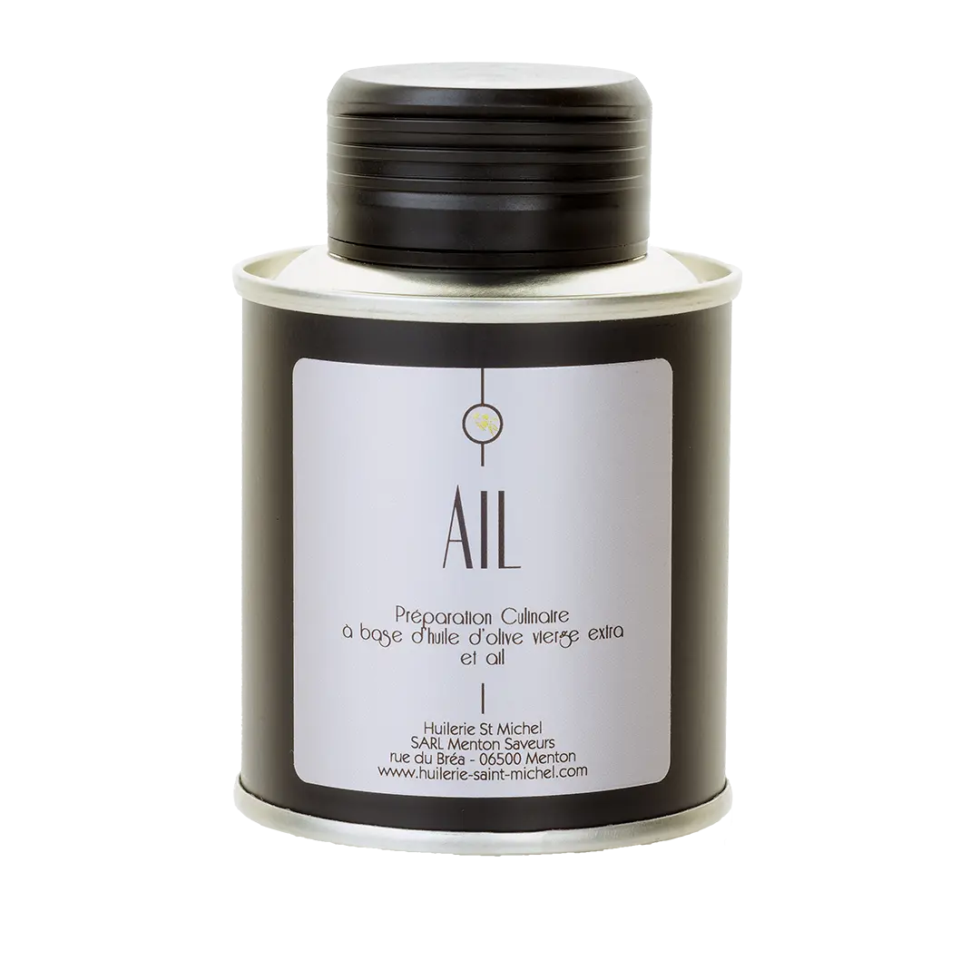 Huile d'olive à l'Ail  Huilerie Saint Michel