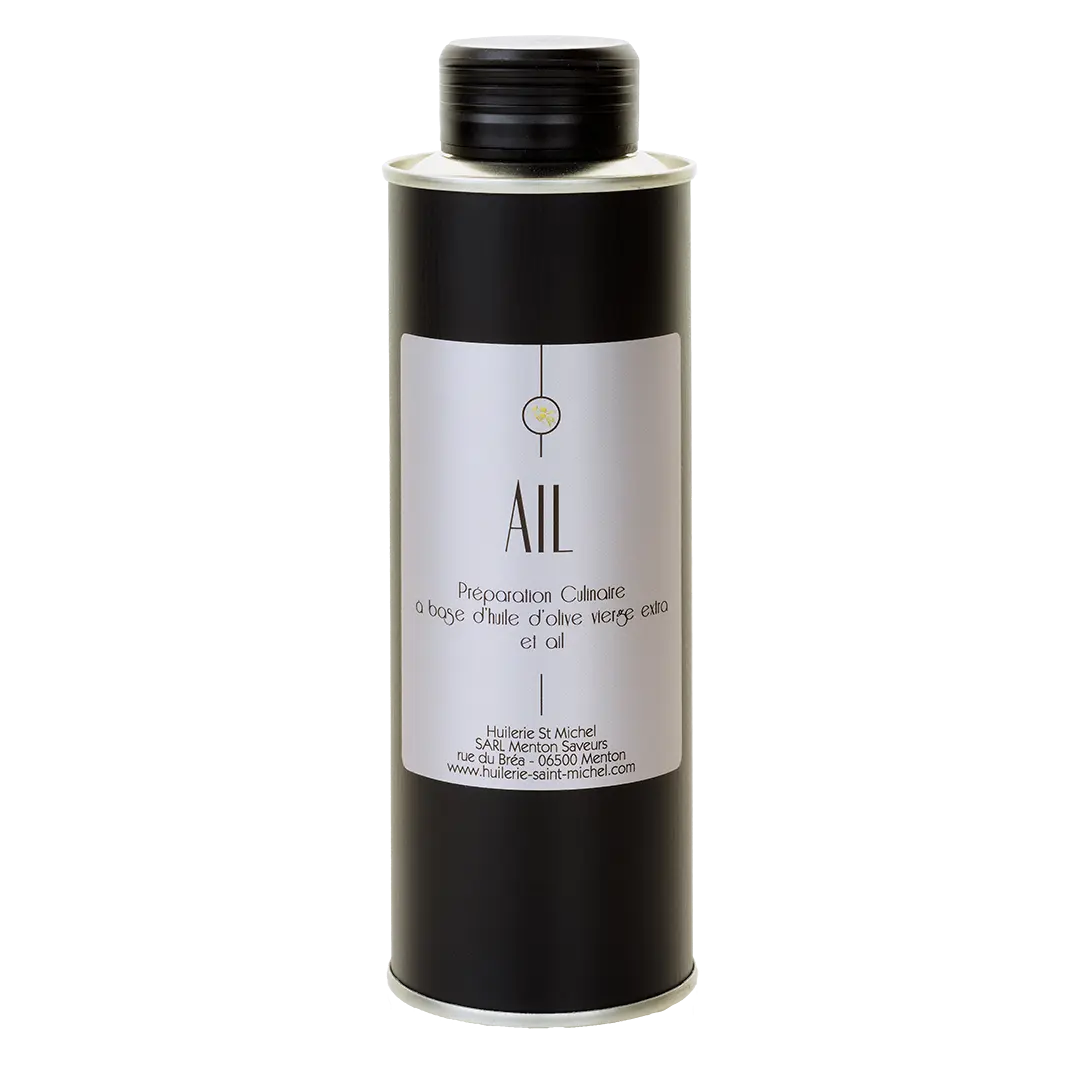 Huile d'olive à l'Ail  Huilerie Saint Michel