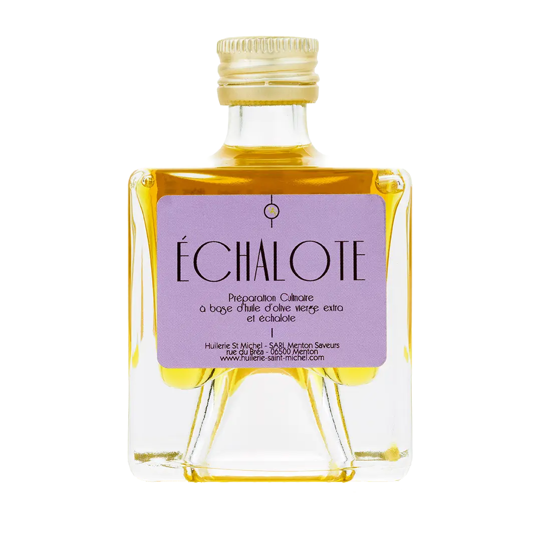 Huile d'olive à l'Échalotte  Huilerie Saint Michel