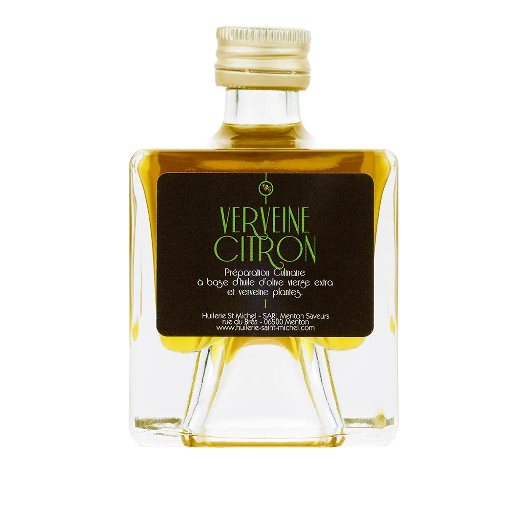 Huile d'olive à la Verveine Citron (Chef Patrick Raingeard)  Huilerie Saint Michel