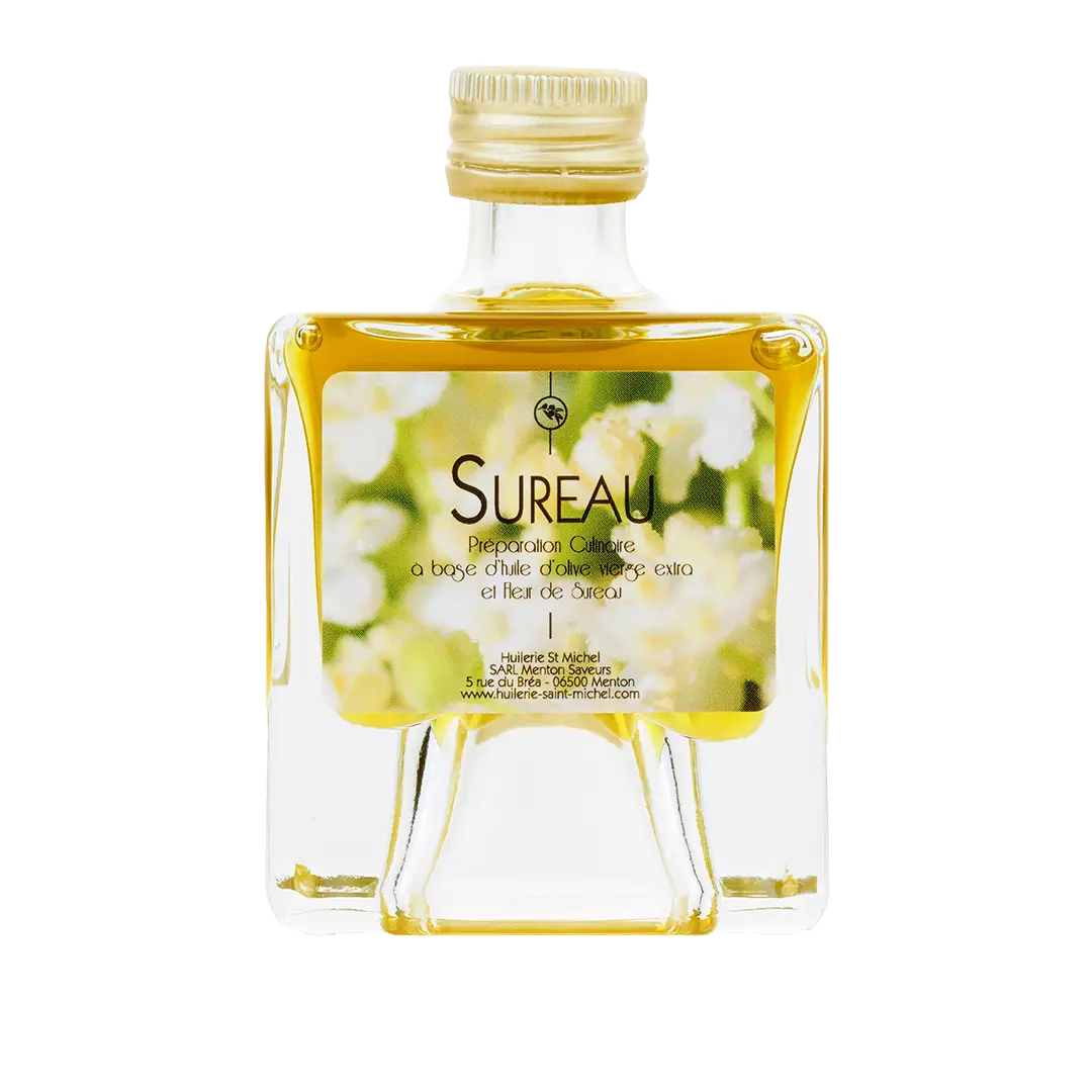 Huile d'olive à la fleur de Sureau (Chef Mauro Colagreco)  Huilerie Saint Michel