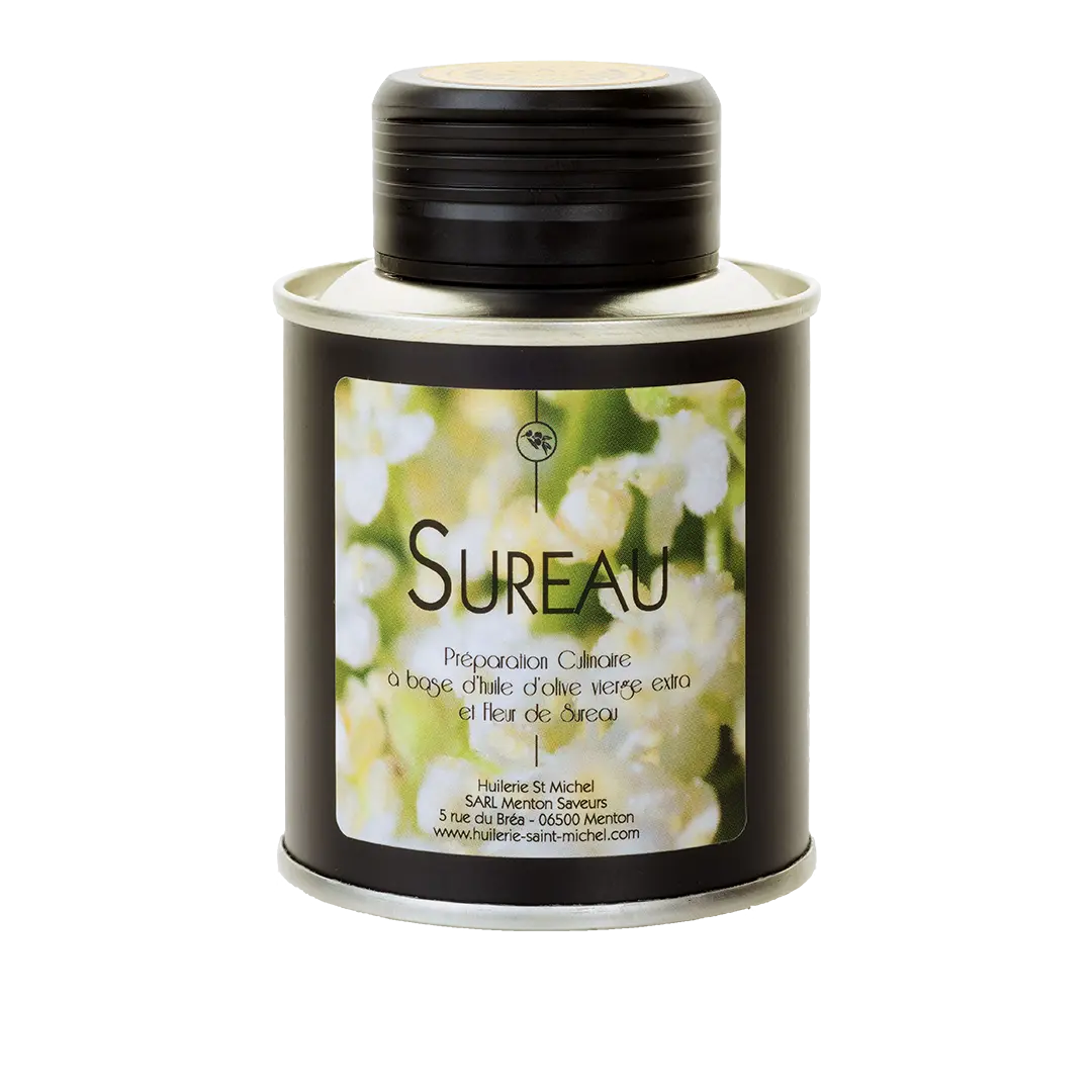 Huile d'olive à la fleur de Sureau (Chef Mauro Colagreco)  Huilerie Saint Michel
