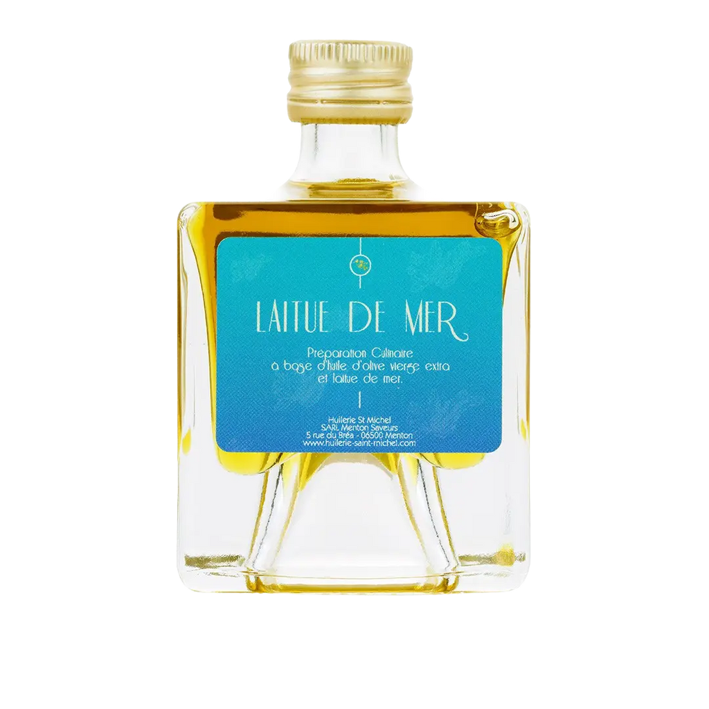 Huile d'olive à la laitue de mer (Chef Mauro Colagreco)