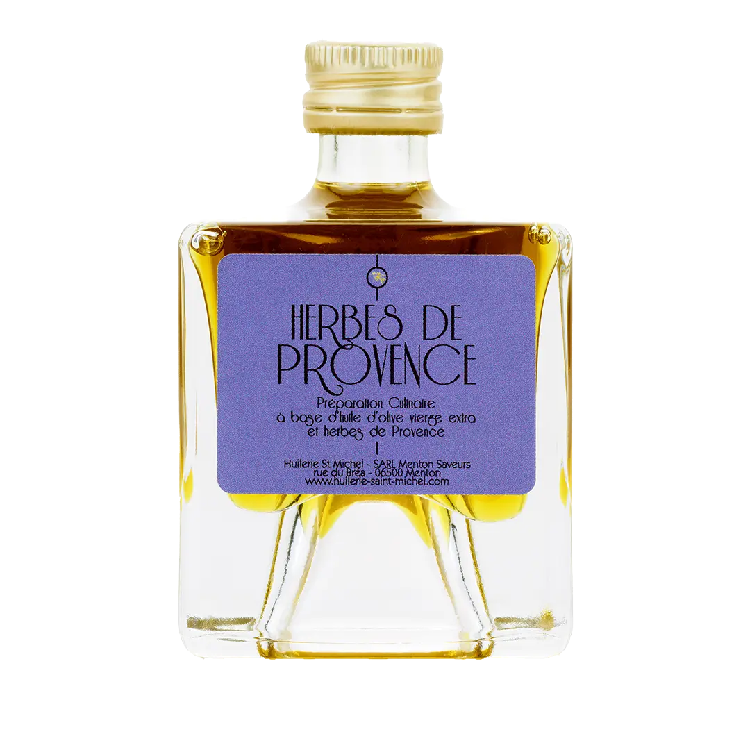 Huile d'olive aux Herbes de Provences  Huilerie Saint Michel