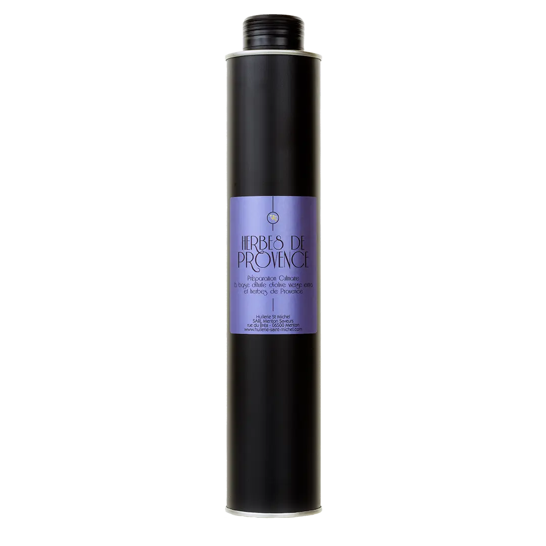 Huile d'olive aux Herbes de Provences  Huilerie Saint Michel