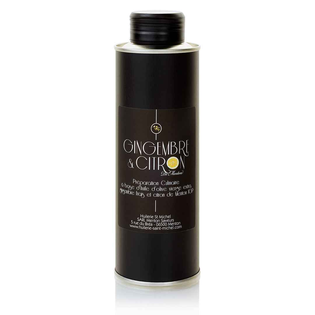 Huile d'olive au Citron de Menton IGP et Gingembre (Chef Mauro Colagreco)