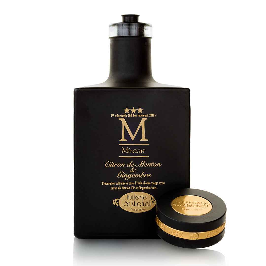 Huile d'olive au Citron de Menton IGP et Gingembre (Chef Mauro Colagreco)