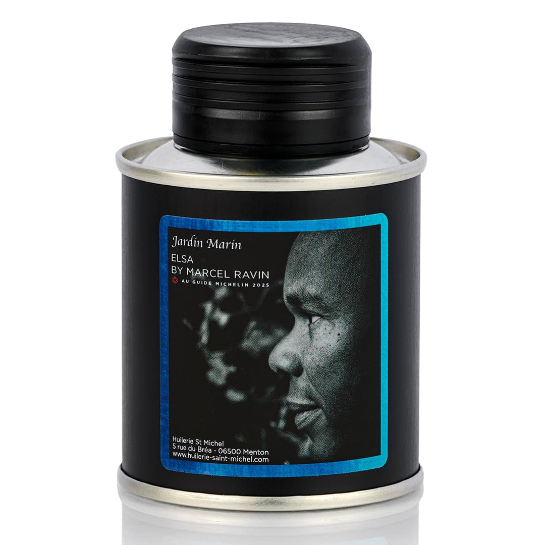 Huile d'olive à la laitue de mer et citron de Menton IGP "Jardin Marin" (Chef Marcel Ravin)