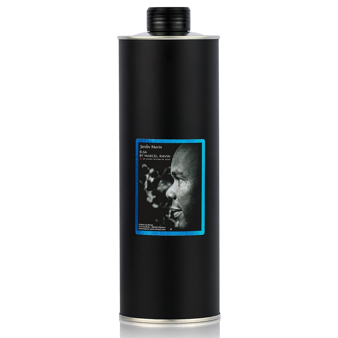 Huile d'olive à la laitue de mer et citron de Menton IGP "Jardin Marin" (Chef Marcel Ravin)