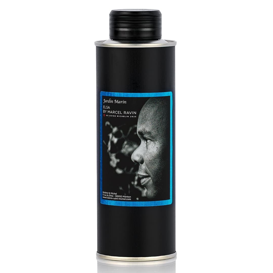 Huile d'olive à la laitue de mer et citron de Menton IGP "Jardin Marin" (Chef Marcel Ravin)