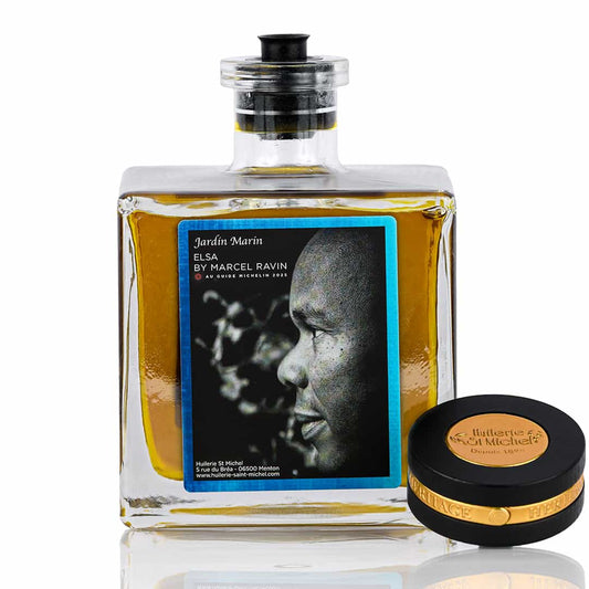 Huile d'olive à la laitue de mer et citron de Menton IGP "Jardin Marin" (Chef Marcel Ravin)