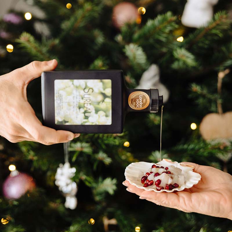 Huile d'olive à la fleur de Sureau (Chef Mauro Colagreco)